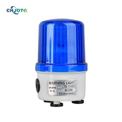 China Traffic Roadway Safety LTD-5101J AC 220V LED Warning Light Rotary Alarm Strobe Waterproof Road Safety Alarm Warning LED Light for sale