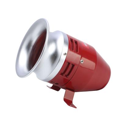 China Boats Motor High Power Siren MS-390 AC 110v 220v High Decibel Alarm Metal Motor Alarm Siren Wind Screw for sale