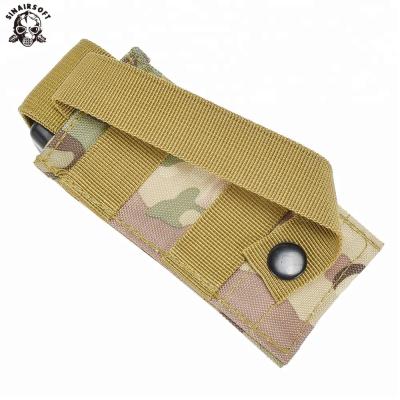 China CS Molle Military Tactical Clip Single Mag Single Pistol Magazine Pouch Cartridge Clip Pouch for sale