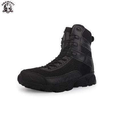 China SINAIRSOFT Outdoor Sport Genuine Leather Men Anti-Slippery Army Tactical Boots CP Camouflage Combat Male Winter Sneak Military Boots Increasing Shoes for sale