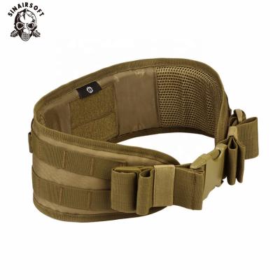 China Airsoft Waist Nylon 600D Nylon 600D Molle Sporting Goods Waist Belt Army Nylon Military CS Tactical Wargame Outdoor Universal Hunting Accessories for sale