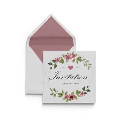 China Amazon Hot Sale Classic Colorful Paper Envelope Business Envelope With Romantic Card Packaging Envelopes Cards Logo Size Custom Design for sale