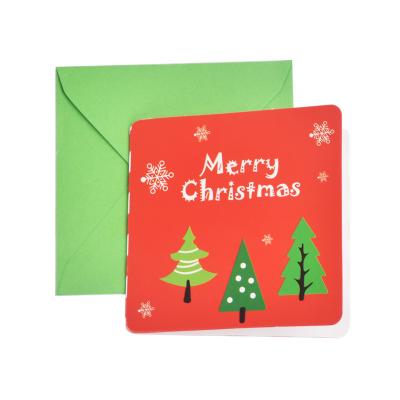 China paper & Cardboard Custom Thank You Cards With Logo Print Thank You Greeting Christmas Paper Card Mail Paper Card for sale