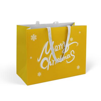 China Reused Luxury Paper Bags Logo Shoe Clothing Shopping Gift White Carry Paper Bags Logo Cardboard Printed Custom Reusable Materials Retail for sale