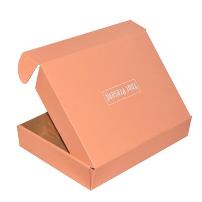 China Custom Logo Packaging Box Ecommerce Cardboard Paper Handmade Hot Selling Kraft Paper Corrugated Mailing Mailing Box With Logo for sale