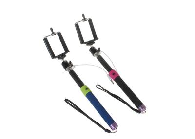 Chine Le bâton pliable de Monopod Selfie avec le câble, empochent Selfie de câble Monopod à vendre