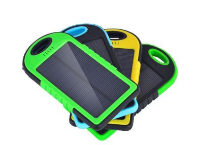 China Waterproof Solar Power Bank 4000 mah , Pocket Thin solar power phone charger for sale