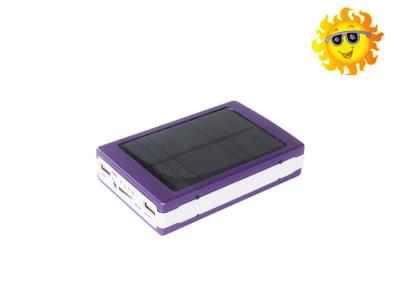 China Universal Lithium Ion Solar Charger Power Bank 18650 for Travel Motorola / HTC Android Phones for sale