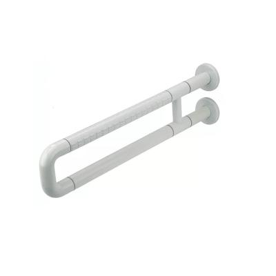 China Modern U Shape ABS Safety Toilet Liner Disabled Grab Bar, Disabled WC Armrest Grab Rail Shower Handle Elderly Bars for sale