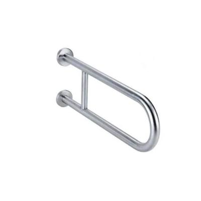 China New Style Satin Polish Stainless Steel Bathroom U Shaped Railing, Safety Support Handrail Grab Rail For Elderly for sale