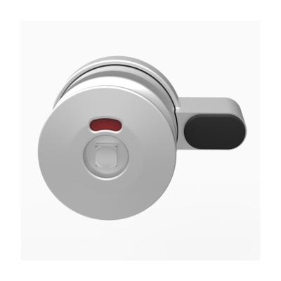 China Cubilox Toilet Compartment Accessories Waterproof Aluminum Door Lock With Built-in Knob 13mm for sale