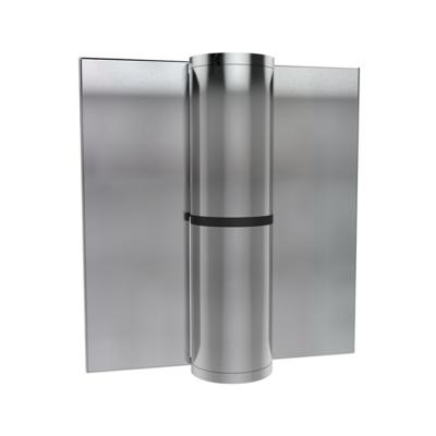 China Cubilox Right Spring Stainless Steel Waterproof Toilet Partition Door Hinge With Cover Caps for sale