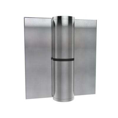 China Anti-rusty / Endurable Cubilox Toilet Partition Hardware 90 Degree Stainless Steel Hinge With Covers for sale