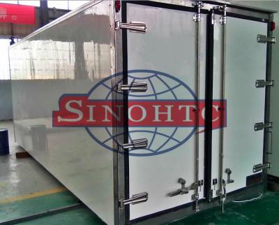 China FRP/Glasvezel Sandwich Dry Van Lichaam voor Droge Ladingsvervoer 10 - 25m3-Volume Te koop