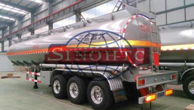 China 55000 Cubic Meter Tank Semi Trailer Strong Aluminium Alloy Marerial for sale