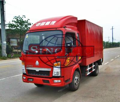 Cina 2 - 3 tonnellate di Cargo Van Box Truck di bassa potenza, camion commerciale della scatola di 90HP 4x2 in vendita