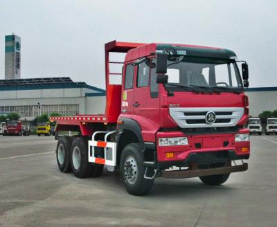 China Strengthened Flatbed Dump Truck  For Transporting Huge Rock 10 Wheel for sale