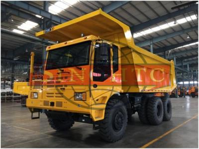 China 90 Ton Rigid Heavy Duty Dump Truck With Allison AMT Gearbox Tri Axles for sale