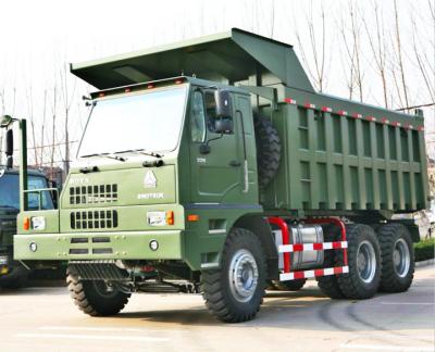 China 6x4 Driving Mining Dump Truck , Heavy Duty 6x4 Tipper Truck 371hp / 420hp Engine Power for sale