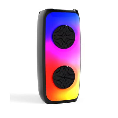 China Yes TOP1 Selling Dual 4 Inch Portable Flame Speaker With Iphone/Ipad Holder for sale