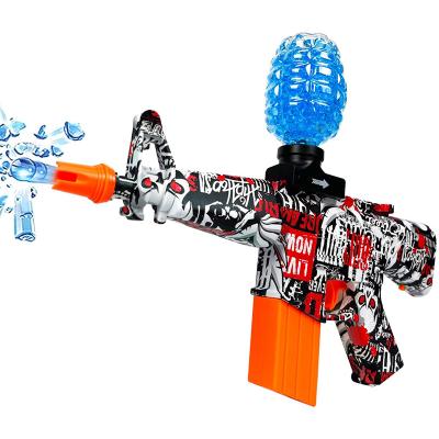 China Toy Gun 2022 Freeze Ball Automatic Firearm Freeze Splash Splat Ball M16 AK Water Bullet Pellet Electric Automatic Toy Gun Set for sale