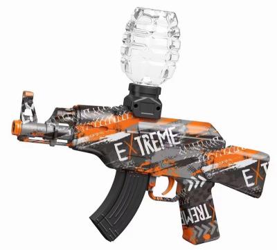 China Summer Funny Game Customized Color Electric Automatic Gel Ball Gun AK-47 Splash Ball Splat Toy Guns With Water Beads Glasses For shooting games for sale