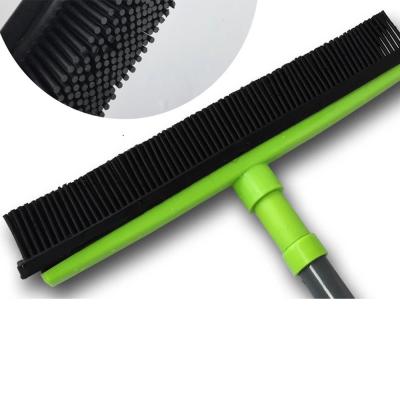 China Eco-friendly broom with squeegee made from natural rubber for sale