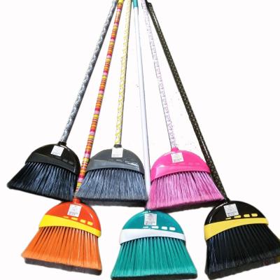 China Hot Selling High Quality Eco-friendly Broom Stick Factory Price Plastic Broom for sale