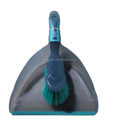 China Eco - Friendly Cleaning Tool Household Plastic Dustpan With Brush Set for sale