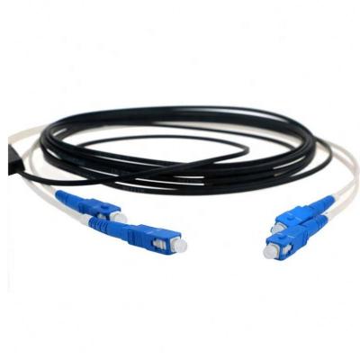 China FTTH GJXFH 5 Metros SC-SC Pre-terminated Drop Cable Fiber Optic Patch Cords Opticos for sale