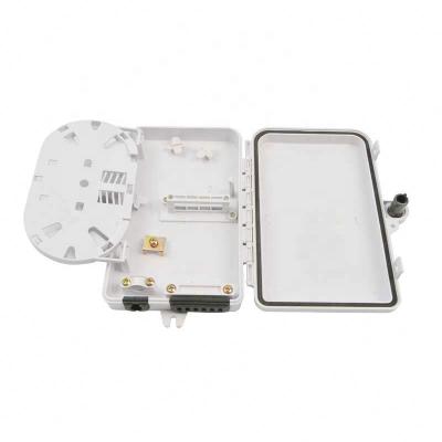 China Outdoor wall mounted or pole mounted indoor FTTH 4 fiber optic information faceplate 4 core fiber termination box for sale