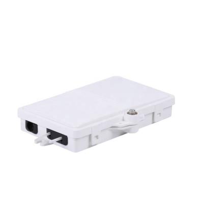 China Outdoor Wall Mounted or Pole Mounted FTTH Factory Supply Hot Selling 4 Port Fiber Optic Distribution Box Splitter Box Outdoor Indoor Terminal for sale