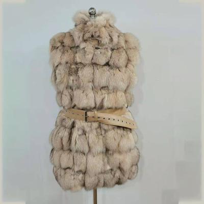 China Breathable wholesales women's trench coats wool overcoat woman's winte sleeveless fur coats for wraming for sale