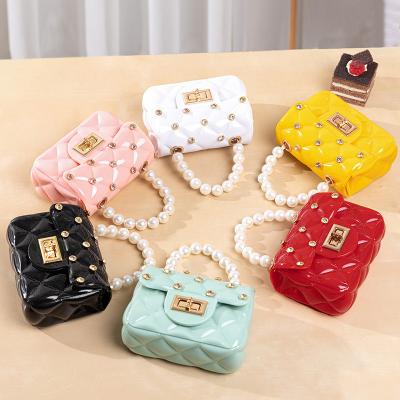 China Fashoion Jelly New Design Diagonal Women 2020 Mini Chain Wholesale Shoulder Handbag for sale