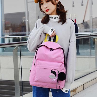 China Fashoion New High Quality Wholesale Women Canvas School Girls Design Travel Backpack for sale