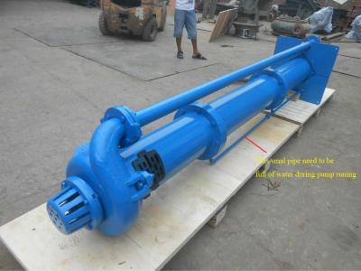 China High Chromium Alloy Vertical Submersible Pump Double Suction Semi Open Impeller for sale