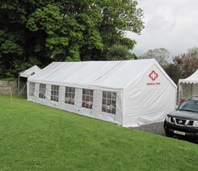 China PVC / ABS Walls Hospital Emergency Tent Heat Sealed Seams For A Stronger Bond for sale