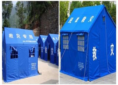 China Waterproof Emergency Tube Tent , Emergency Tarp Shelter With Window / Door for sale