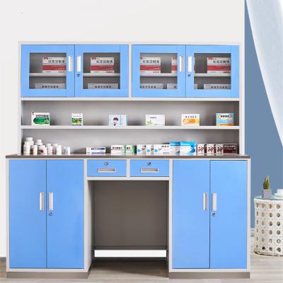 China Cold Rolled Steel Medicine Display Cabinet H1800*W1800*D600mm Electrostatic Spraying Customized support for sale