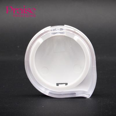 China Recyclable High Quality Cosmetic Packaging ABS Plastic Empty Plain Eyeshadow Case for sale