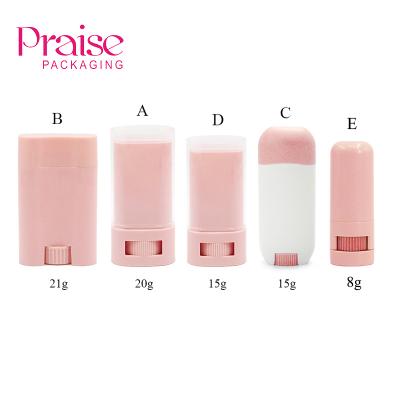 China Wholesale New Item Hot Selling Empty Cosmetic Sunscreen Container Custom Sunscreen Stick Cosmetic Plastic Packaging for sale