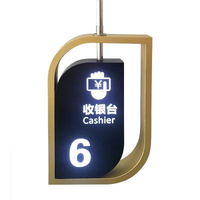 China High Quality Customized Commercial House Address Sign Advertising Display Light Box Restaurant Cafe Led Signage Led Light Box Illuminated Signage for sale