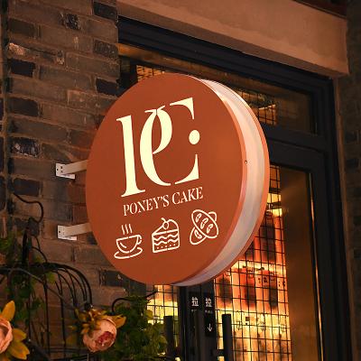 China House Address Sign Bobcat Display Outdoor Waterproof Soft Acrylic Led Letter Message Advertising Light Boxes Signs for sale