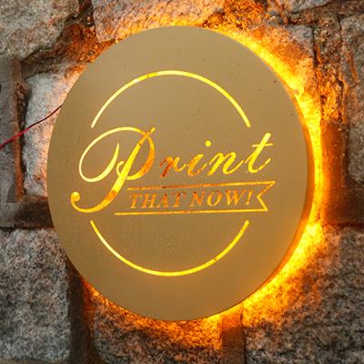 China Outdoor Acrylic Round House Address Sign Bobcat ODM/OEM Lightbox Advertising Signage Signs Custom Light Boxes for sale