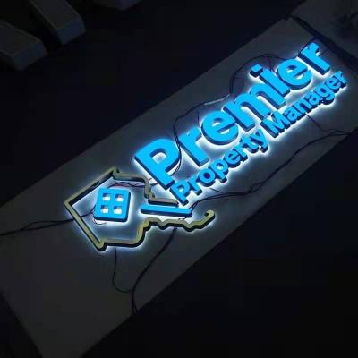 China Buildings Bobcat Custom Outdoor Shop Illuminated Vacuum Formed Plastic Letters Sign Company Logo Light Sign Manufacturer for sale