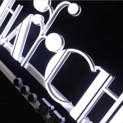 China Buildings Custom Indoor Led Signs For Business Wholesale 3d Backlit Hanging Metal Led Wall Logo Outdoor Sign Letter Channel Letter for sale