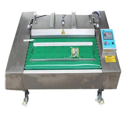 China Automatic Continuous Food Vacuum Sealer Meat Fish Chicken Conveyor Vacuum Packing Machine For Food for sale