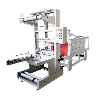 China Food PE Film Stretch Wine Bottle Shrink Wrapping Machine Cuff Shrink Packaging Machine for sale