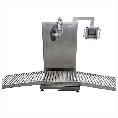 China 200l Food Liquid Tank Filling Machine Weighing Type Filling Machine High Precision Oil Filling Machine Price for sale