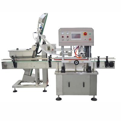 China Automatic Food Chili Sauce Screw Vacuum Capping Machine With Capping Device for sale